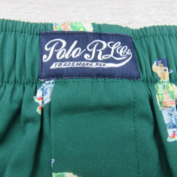 Polo Ralph Lauren Bear Boxer Briefs Men's Size Large Green NEW - Picture 5 of 10